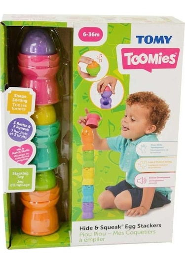 Tomy Toomies Yeni Saklambaçlı Yumurta Kule Seti 73565