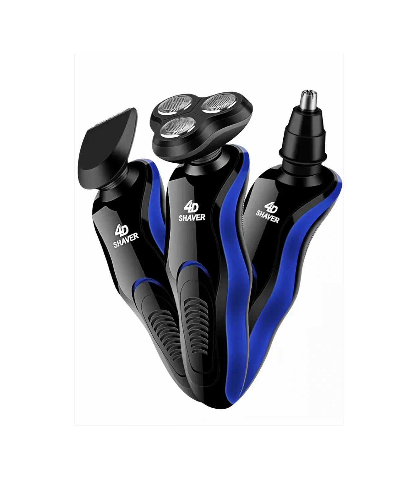 21 Bek Yüz İçin Şarjlı Elektrikli Tıraş Makinesi, 3'ü 1 Arada Başlıklar 175089633 300 DK