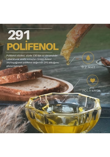 Green Amour Soğuk Sıkım Natürel Sızma Zeytinyağı 3 L