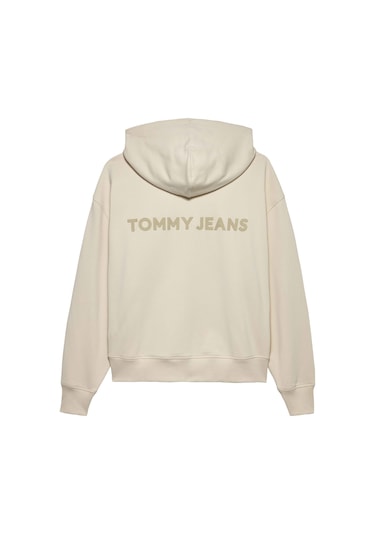 Tommy Jeans Erkek Sweatshirt-dm0dm21626 Bej
