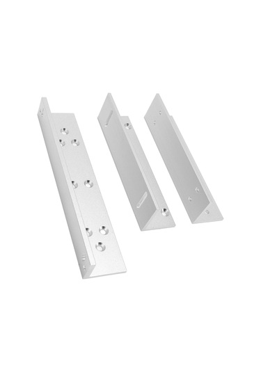 Vkemall 180kg Tutma Gücü Alüminyum Z/l Tipi İç Kapı Elektromanyetik Kilit Braketi 180mm - Ev Ofis Mağaza Güvenliği