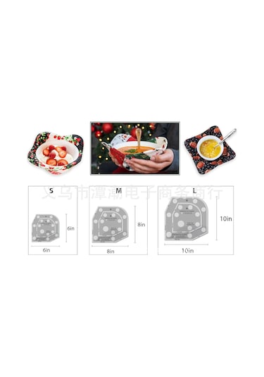 Yaozixa 8 İnç Akrilik Bowl Cozy Şablonu - Ev İçin Konforlu Kase Yapımı Dikiş Ölçü Aracı DiğER