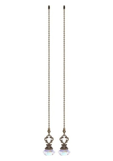 Szypzstore 8 Adet Yapay Kristal Tavan Vantilatörü Çekme Zincirleri Zincir Uzatma Konnektörü İle Işık Masa Lambası Için 2fpwjx Yeşil