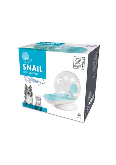 M-pets Snail Hazneli Kedi Ve Köpek Su Kabı Mavi 2800 Ml 244-51015.01