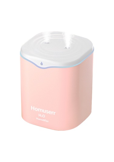Homuserr 2.2l Çift Spreyli Nemlendirici Led Işık Soğuk Buhar Otomatik Kapatma Fonksiyonu Olan Taşınabilir Masaüstü Nemlendirici Yatak Odası Ev Bebek Odası İçin