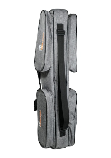 Wolfish Tek Gözlü 140 Cm Olta Çantası Gri 4 Cepli