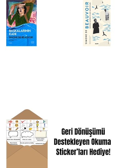 Başkalarının Kanı + Nelson Algren'e Aşk Mektupları + Okuma Sticker'ları