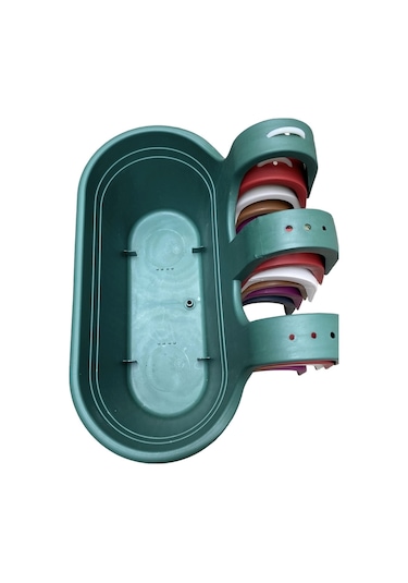 Serinova Tombik Askılı Balkon Saksısı 6.5 L 3'lü