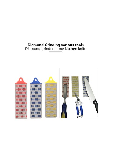 Springsun Mutfak Bıçaklarını Keskinleştirin: 3'lü Elmas Taş Seti - Kaba, Orta Ve İnce Zımpara Seçenekleri