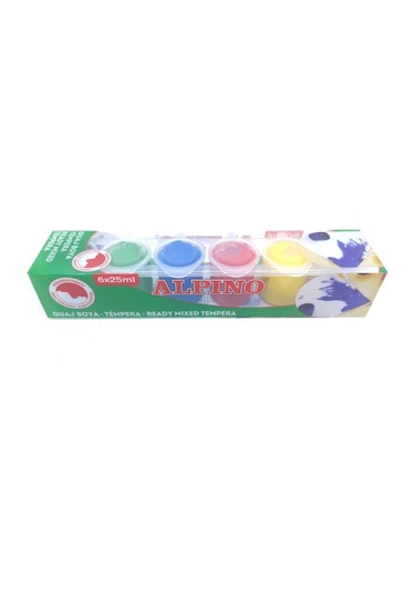 Alpino 6X25 ML Guaj Boya Çok Renkli