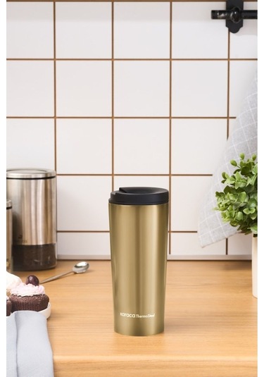 Karaca Sheeny Çelik Sızdırmaz Temos Gold 450 ml