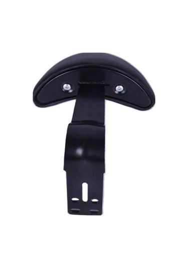 1 Takım Suni Deri Bisiklet Arkalığı Yükseltmek Kalınlaşmak Güneşe Dayanıklı Bisiklet Arkalığı E-bisiklet İçin Destek Siyah