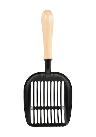 Mufunye Alüminyum Alaşımlı İçi Boş Kedi Kumu Kepçesi Uzun Saplı Kum Küreği Eleği Evcil Hayvan Temizlik Aleti