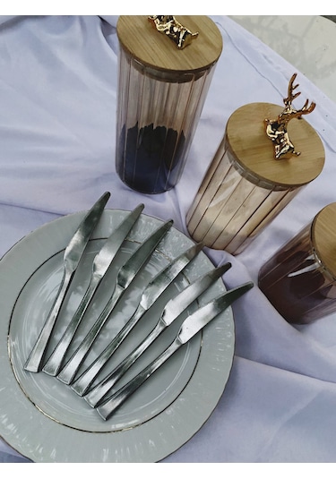 Yemek Bıçağı 3 Mm 12 Parça 12 Kişilik 18/0 Kalite