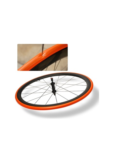 Jeemson Tpu Ultra Halka Bisiklet İç Lastik 28g 700c Yol Bisikleti 18-32c 65mm Presta Vanne Hafif Malzeme Turuncu
