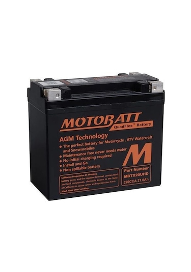 Honda Gl 1800 Gold Wing Motobatt Akü