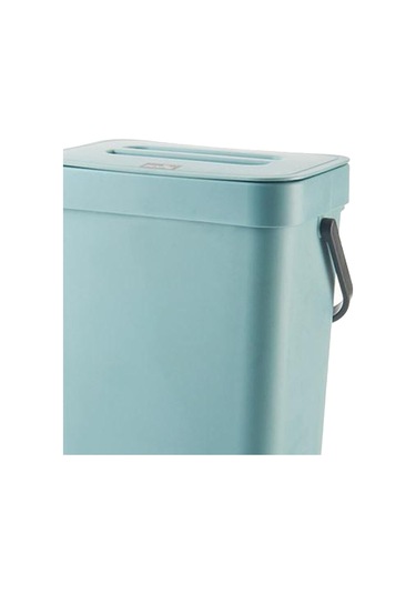 Suntek Magideal Modern Atık Çöp Kutusu Duvara Monte Ofis Mavi 3 L orta Mavi