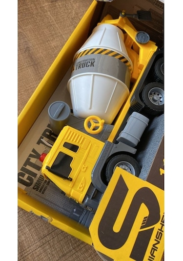 Ctoys Işıklı Ve Sesli Beton Mikseri Sarı Js102