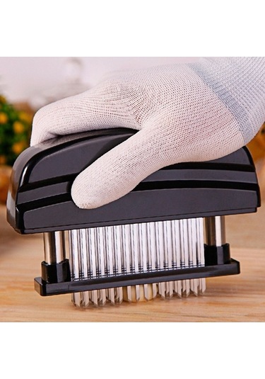 Primepickings 48-pin Şırıltılı Paslanmaz Çelik Et Yumuşatıcı, Tavuk, Biftek, Sığır, Domuz, Balık İçin, Diğer Kullanımlar Diğer