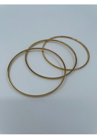 Xbaby Gold Yassı Ajda Bileklik