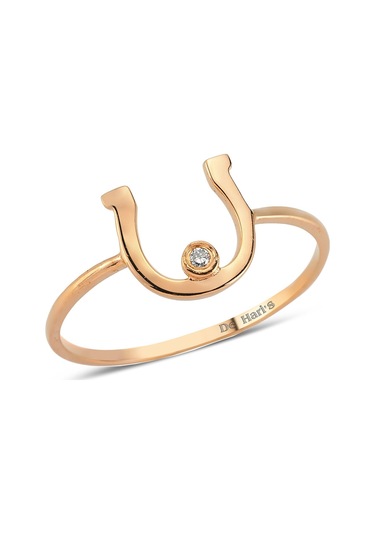 Kuyumcudukkani Nal Sembollu Trend Yüzük-10239-r-w Rose