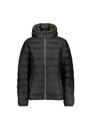 Cmp Kadın Kapüşonlu Kaz Tüyü Mont (428851831) Siyah