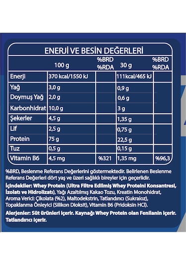 Fibrelle Whey Protein Çikolata 960 Gr