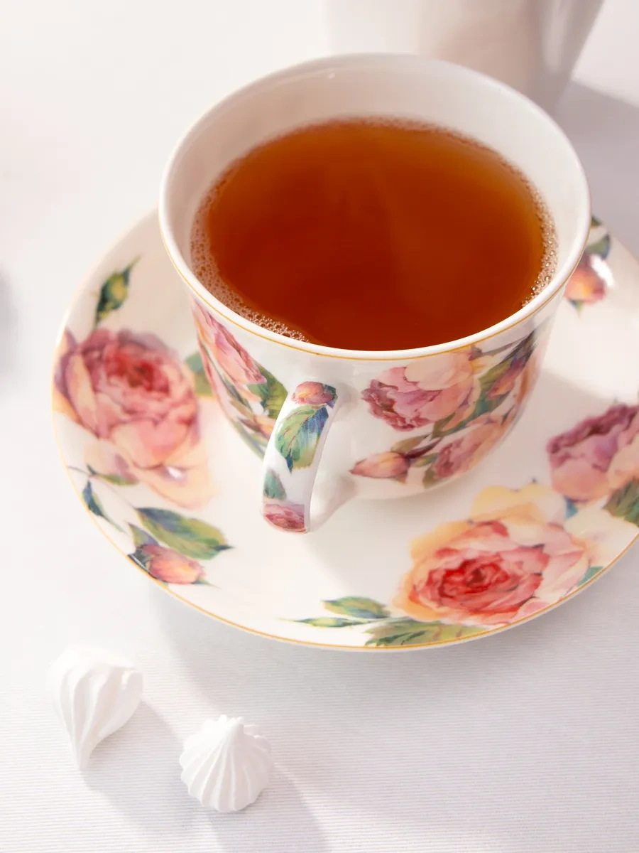 Lefard Hindistan Cevizi 500 Ml Hediyelik "vintage" Porselen Çay Takımı 181081991 Beyaz