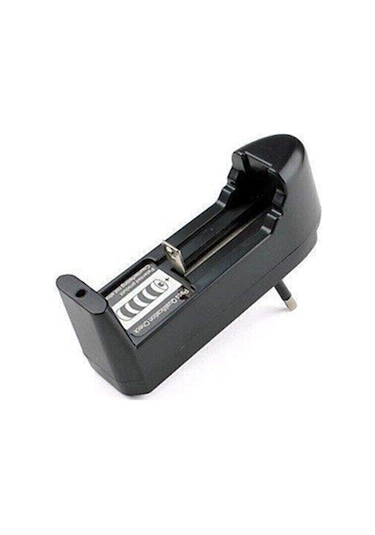 18650 Vtc5 Vtc6 Lion Pil Şarj Cihazı Tekli Priz Tipi