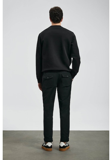 Lufian Luther Siyah Erkek Sweatshirt 112030171 Siyah