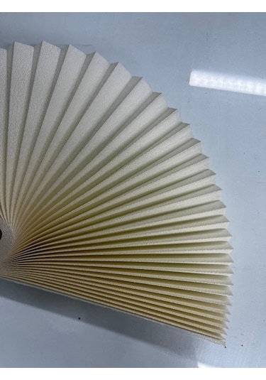 Plise Katlanır Cam Balkon Perdesi - Ofis Perdesi - Mutfak Perdesi - Salon Perdesi Krem Krem