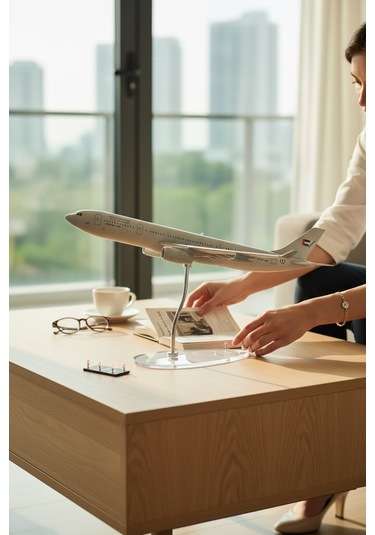 Frefly Airbus A330-300 Model Uçak,gri Renkli Uçak Maketi