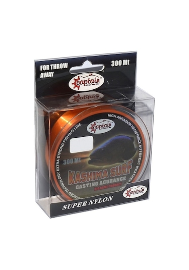 Captain Kashima Surf 300mt Monofilament Misina Oranj 0.33 mm