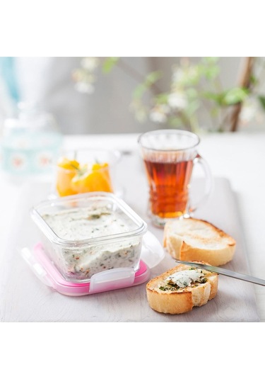 Fresco Kare Saklama Kabı - 400 Ml Karışık