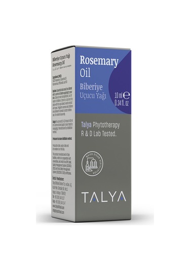 Talya %100 Saf ve Doğal Buhurdanlık ve Difüzör İçin Biberiye Uçucu Yağı 10 ML