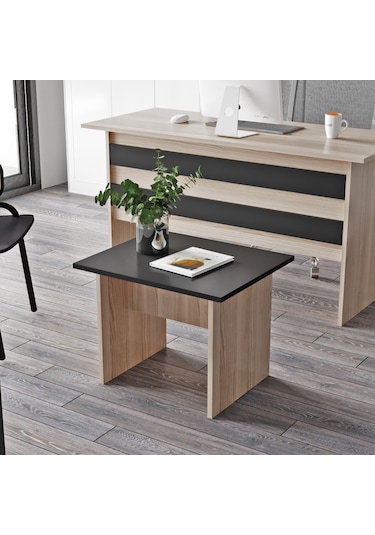 Yurudesign Vario B Ofis Sehpası Meşe-Siyah VO2-OB