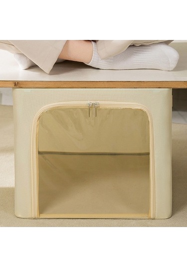 Dancemonkey Cbtx 60l Oxford Kumaş Çelik Çerçeveli Giysi Ve Yatak Takımı Organizatör Kutusu - Haki 140l