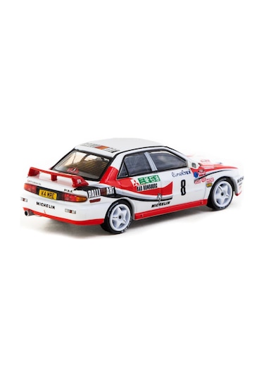 Tarmac Works 1/64 Mitsubishi Lancer Evolution Rallye Monte-carlo 1993 8 - Global64 Çok Renkli