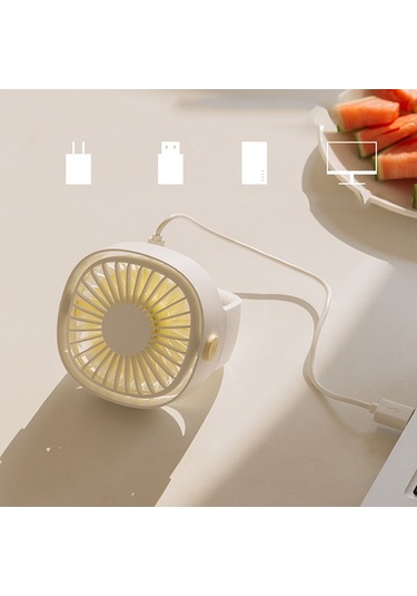 El Masaüstü Açık Öğrenci Sessiz Usb Mini Fan Pembe
