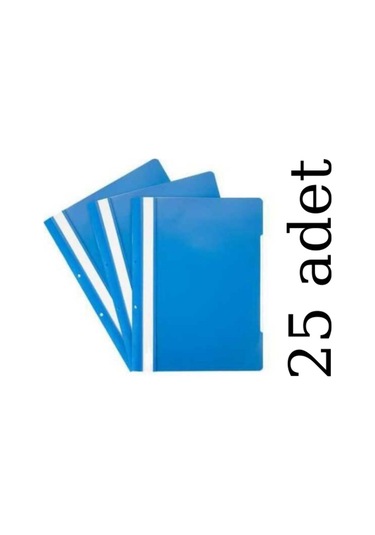 N'pratik Eco 25 Adet Mavi Telli Dosya Seti - Pratik Ve Dayanıklı Belge Düzenleyici
