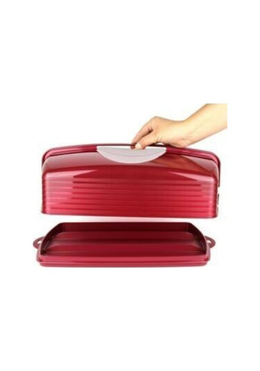 Tupperware Kristalin Dikdörtgen Pasta Servisi