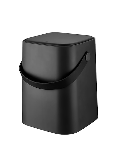 Pratik Klik Çöp Kovası 8 Lt. Siyah