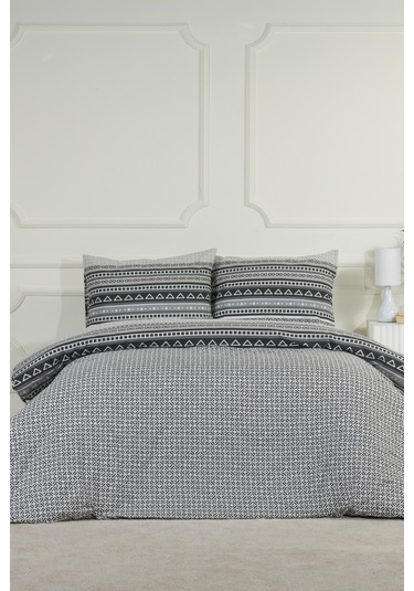 Elart Bruno Nevresim Takımı Çift Kişilik Lastikli Çarşaf 200x220 Cm Renksiz