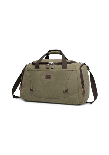 C-active Kanvas Kumaş Unisex Seyahat Ve Spor Çantası 1320 Haki Haki