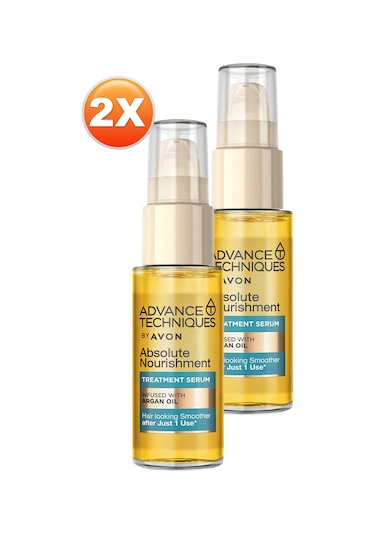 Avon Fas Argan Yağı Besleyici Saç Serumu 30 Ml. İkili Set