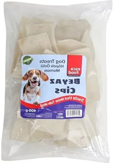 Beyaz Deri Cips 400 Gram - Doğal Köpek Ödül Maması