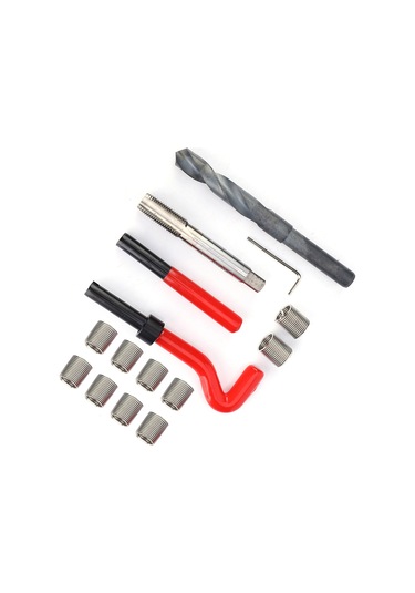 Maiyame Paslanmaz Çelik M14x1.5 Diş Açma Ve Tamir Seti - 15 Parça Profesyonel Takım 112 Karakter