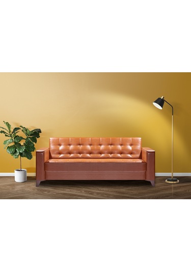 Ofiscombin Ofis Büro Koltuk Kanepe Oturma Takımı 3lü Ofis Kanepesi Martin Taba Onesta3t