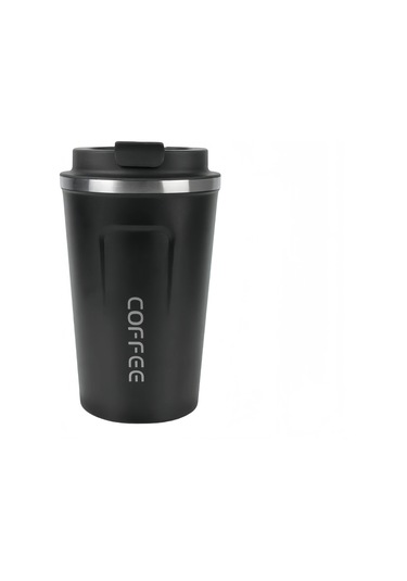 380/510 Ml Kahve Kupa Araba Termos Kupa Leak Proof Seyahat Diğer Siyah