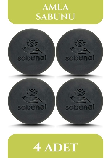Sabunal Amla Sabunu 4 Adet - Saç ve Sakal Bakımına Uygun Doğal Sabun